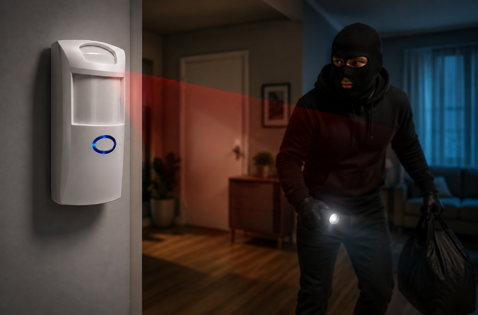 Auto PIR Sensor Dual Infrared IR Wireless Motion Detector 433Mhz RF Sensor Smart Home Automation Safety Alarm System